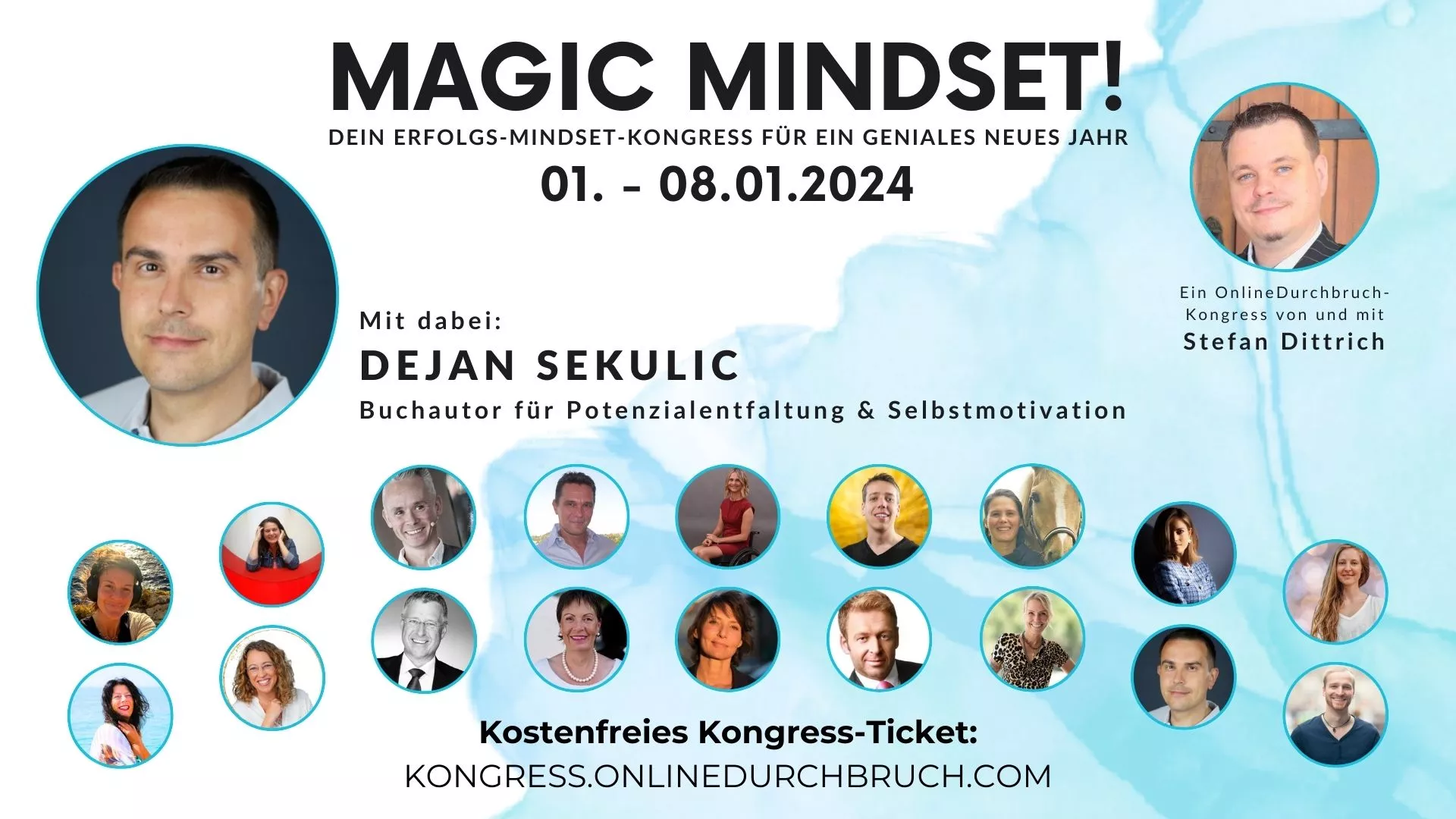 Magic Mindset! Erfolgs-Mindset-Kongress für ein geniales Jahr 2024
