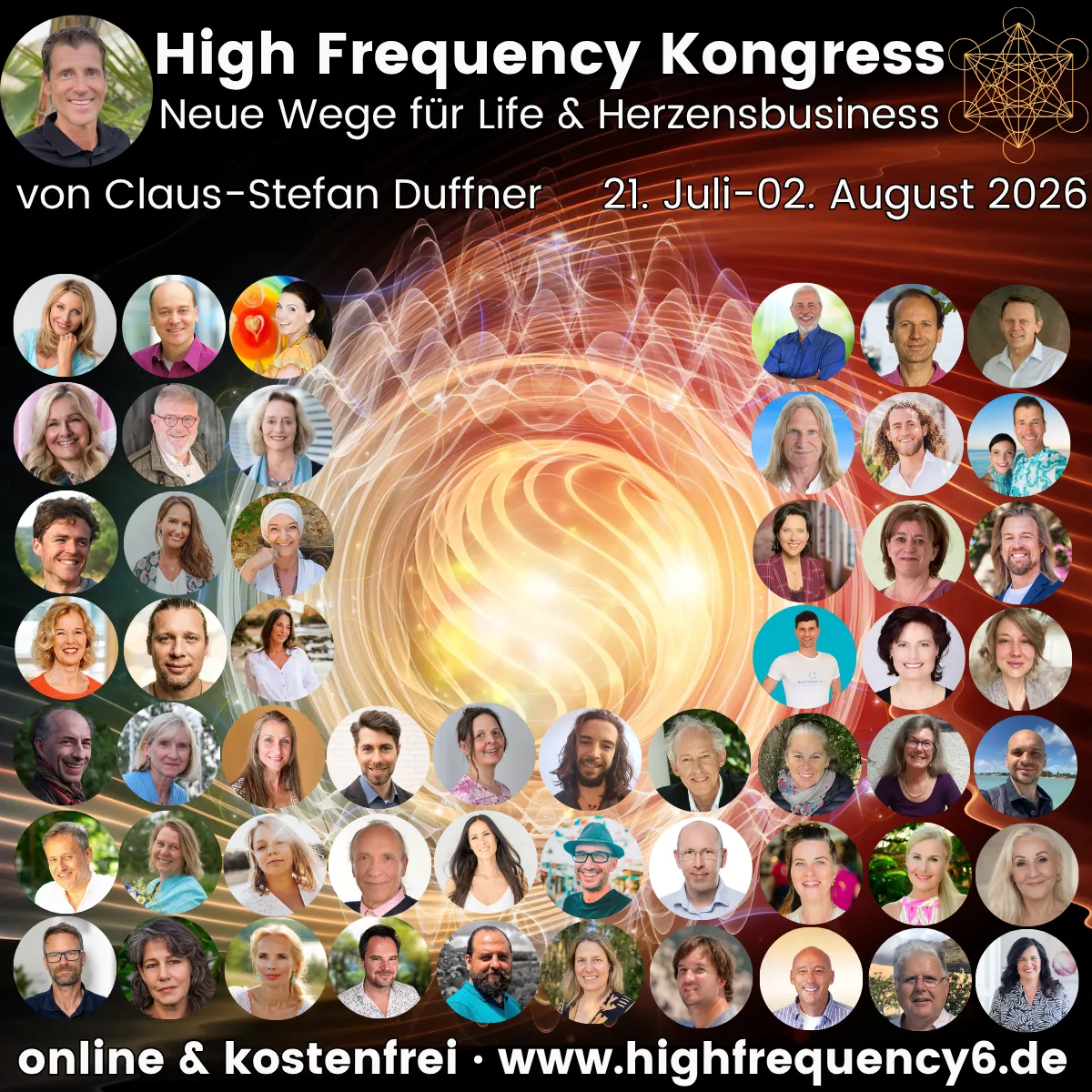 Online-Kongress für bewusstes Leben und Herzensbusiness Online-Kongress für bewusstes Leben und Herzensbusiness